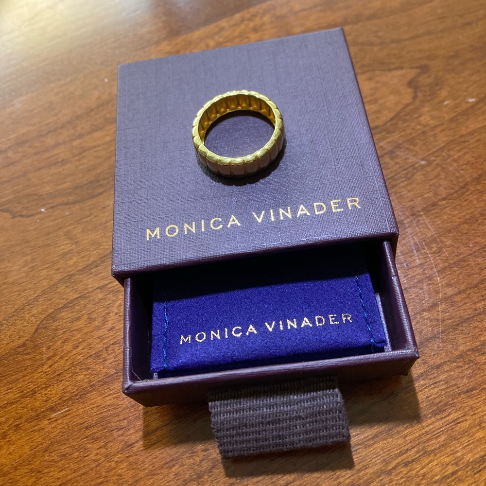 14k vermeil gold ring size 7